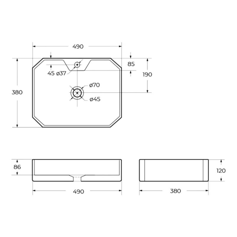 13 Накладная раковина BelBagno BB1387 490мм.jpg