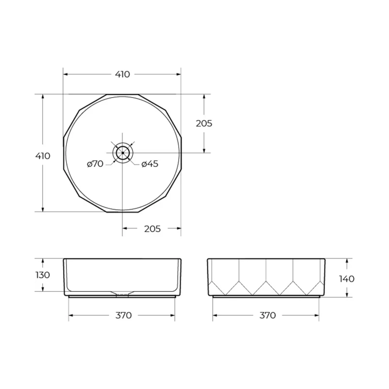 13 Накладная раковина BelBagno BB1409H301 410мм.png