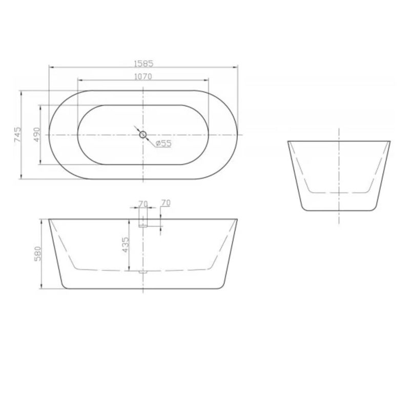 6 Акриловая ванна BelBagno BB306 1585 745мм.jpg
